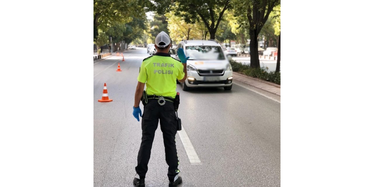 Konya’da 2 bin 317 kusurlu sürücüye ceza