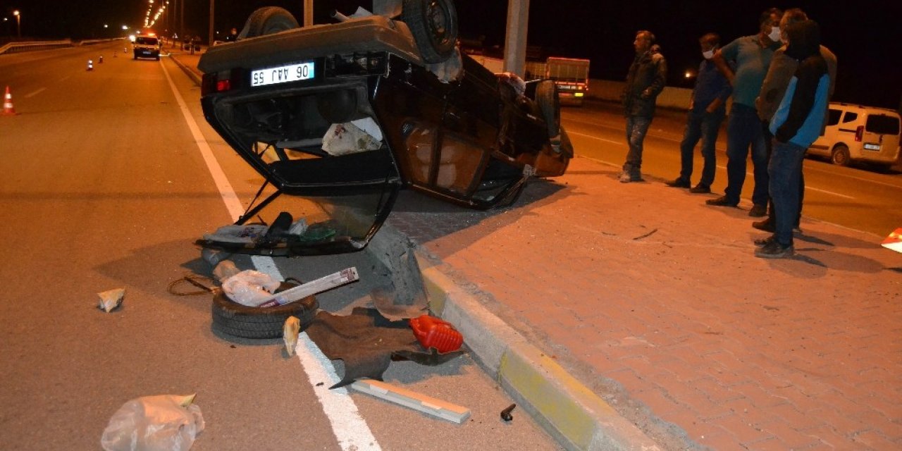 Konya’da trafik kazası: 2 yaralı