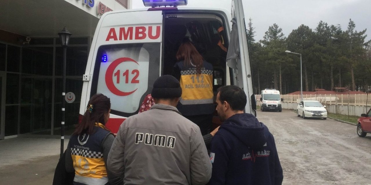 Tavanda bakım yaparken aşağıya düştü