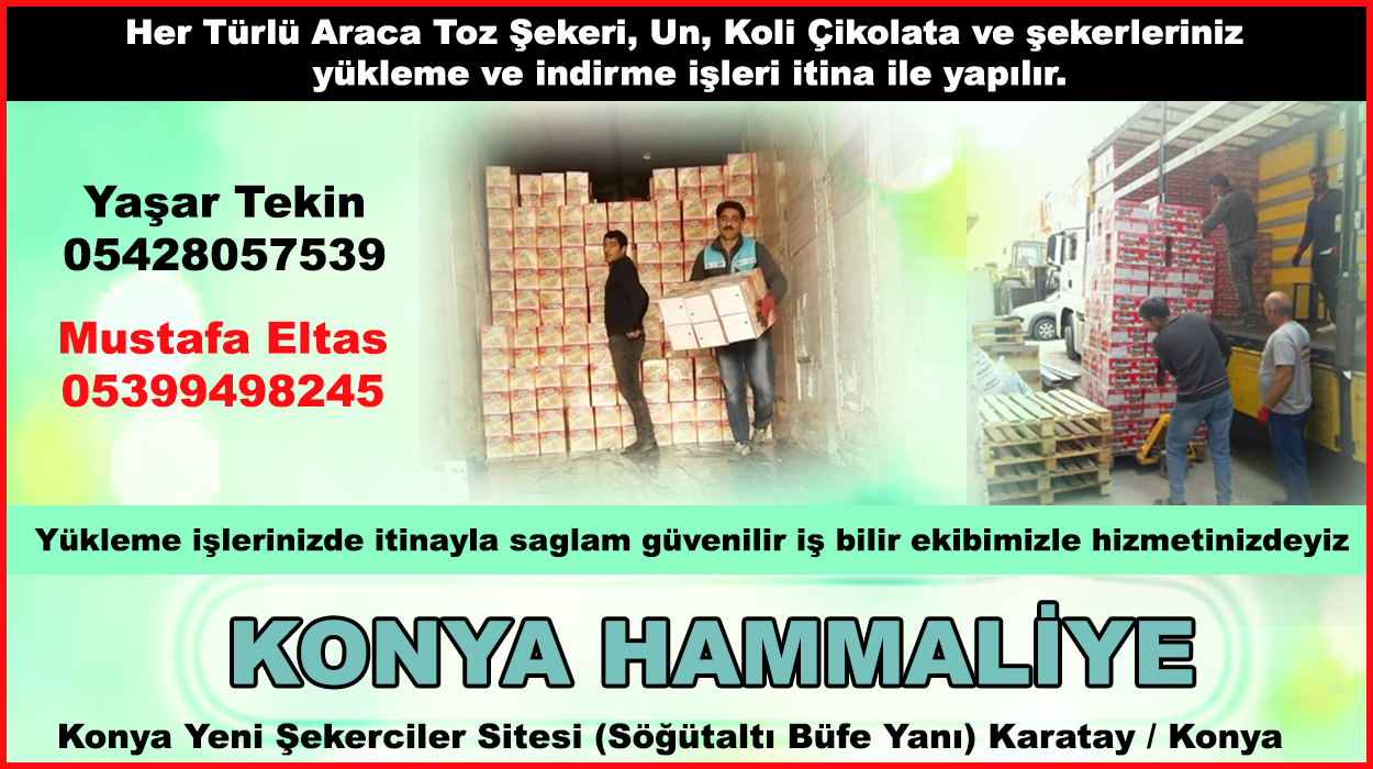 Hamaliye işlerinde Hızlı ve düzenli istifleme tek gayemiz!