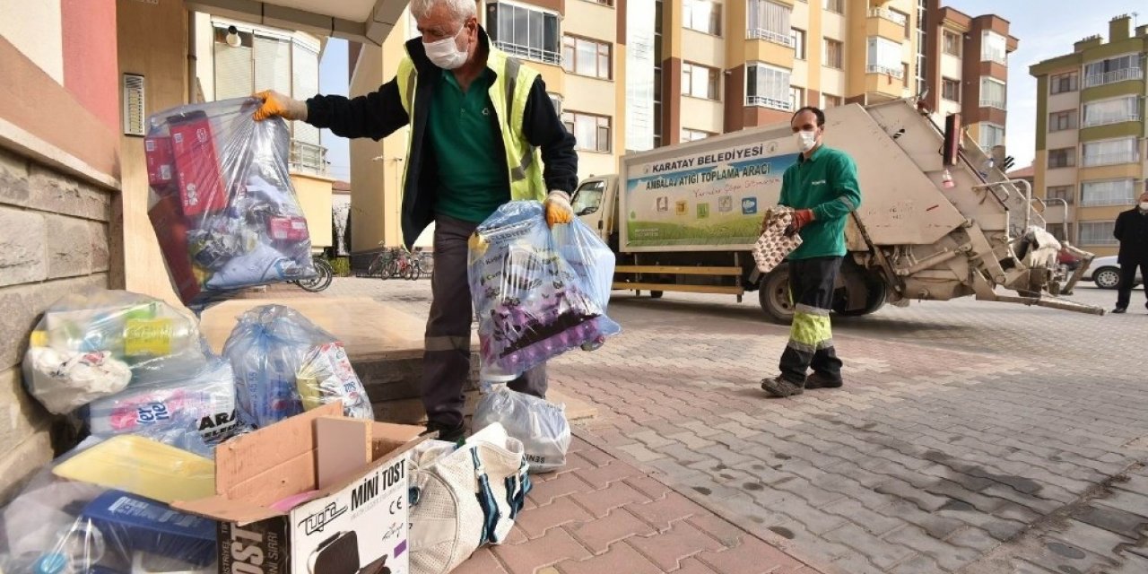 Karatay Belediyesi "Geleceğini Çöpe Atma" projesini sürdürüyor