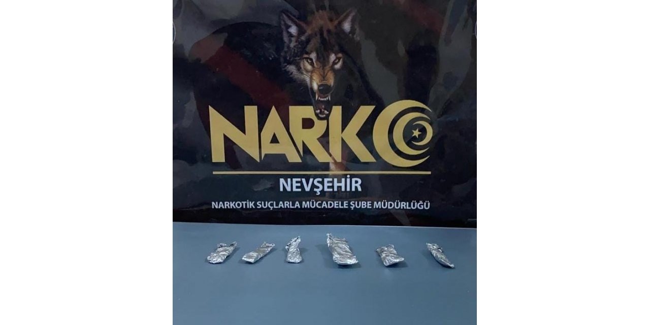 Nevşehir’de uyuşturucudan 1 şüpheli yakalandı