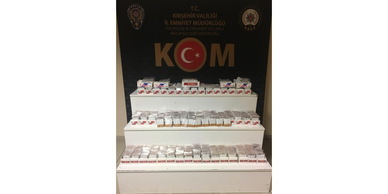 Kırşehir’de kaçak tütün operasyonu