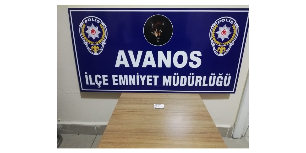 Avanos’ta şüpheli şahıstan uyuşturucu ele geçirildi