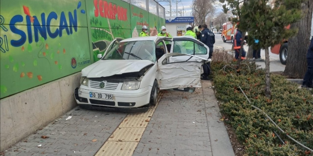 Başkent’te trafik kazası: 1 kişi ağır yaralandı