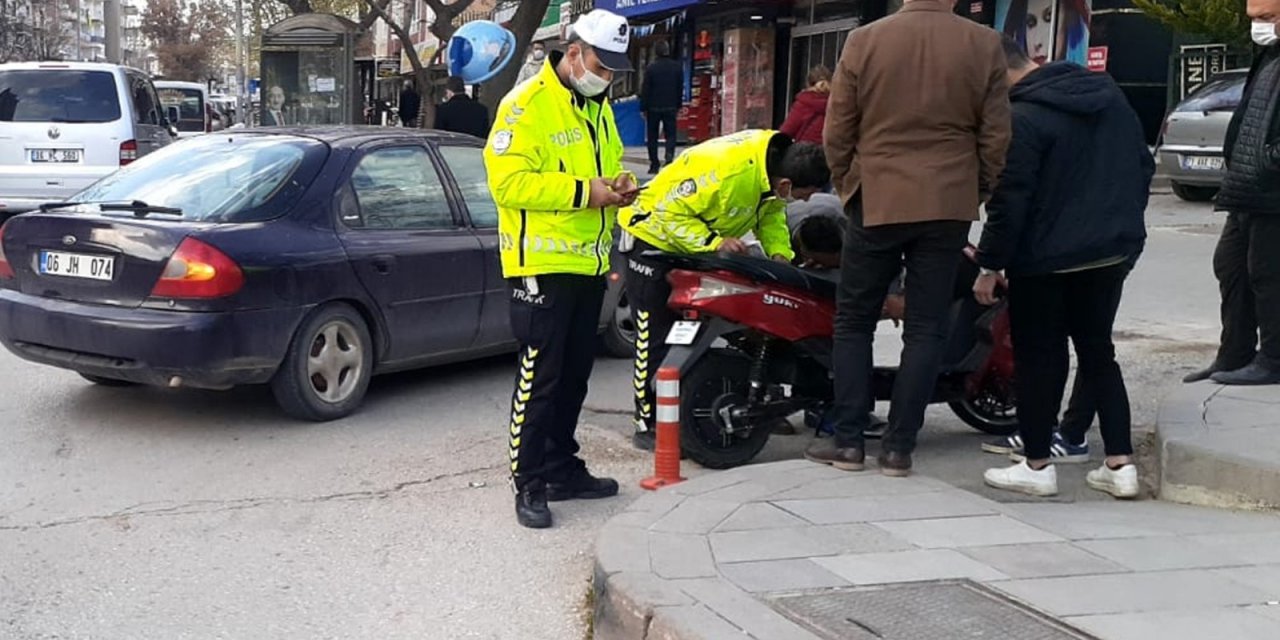 Kırıkkale’de motosiklet kazası: 1 yaralı