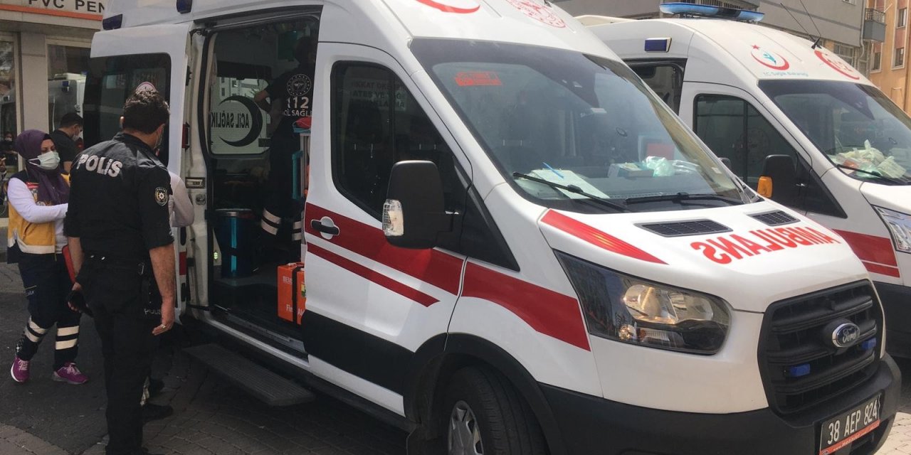 Kayseri’de açık unutulan tüp parladı: 2 yaralı