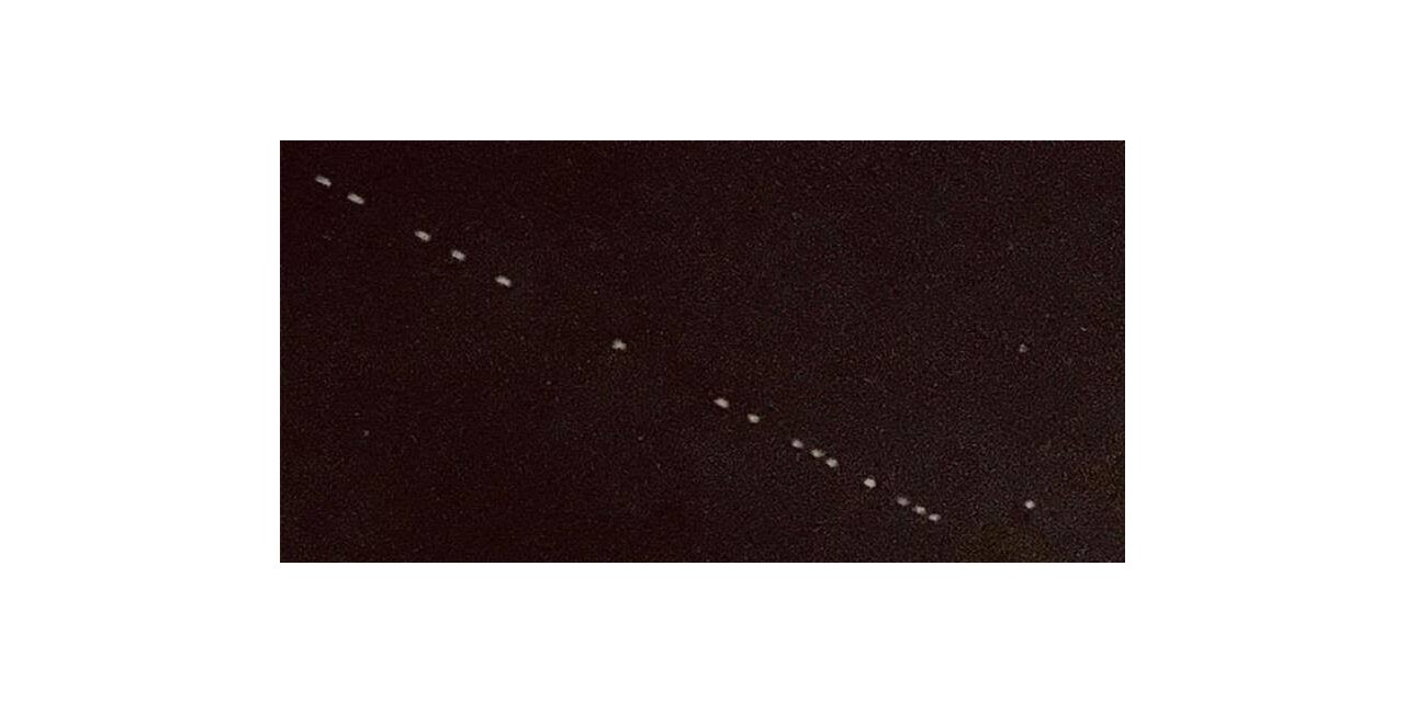 Ankara semalarında “Starlink” uyduları görüldü