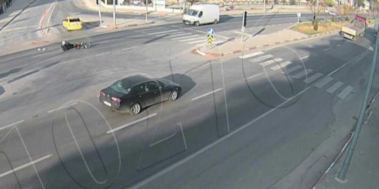 Karaman’da trafik kazaları şehir polis kamerasına yansıdı