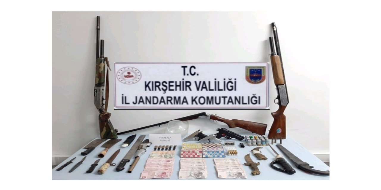 Kırşehir’de kumar operasyonunda 26 kişi yakalandı