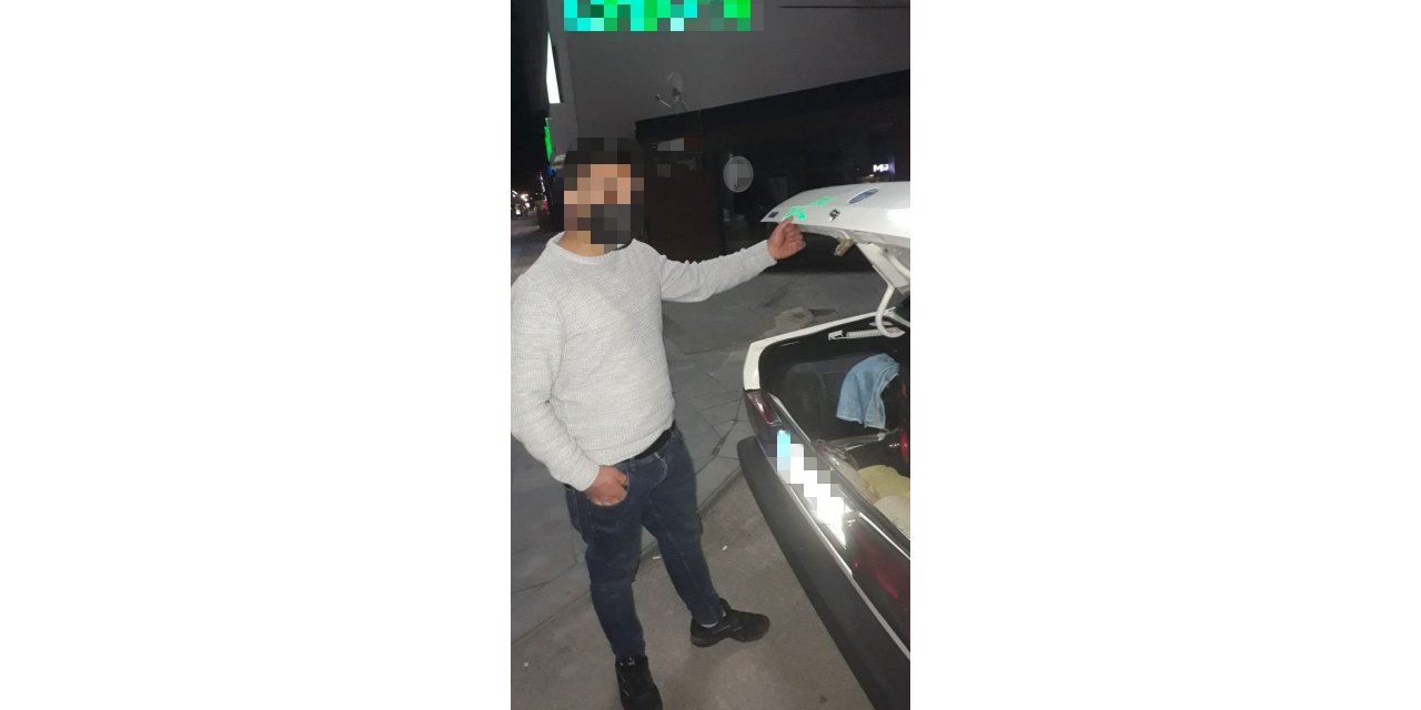 Drift atan sürücüye 7 bin 446 TL para cezası uygulandı, aracına el konuldu