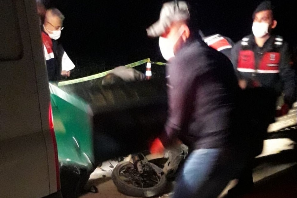 Eskil'de motosiklet kazası: 1 ölü!