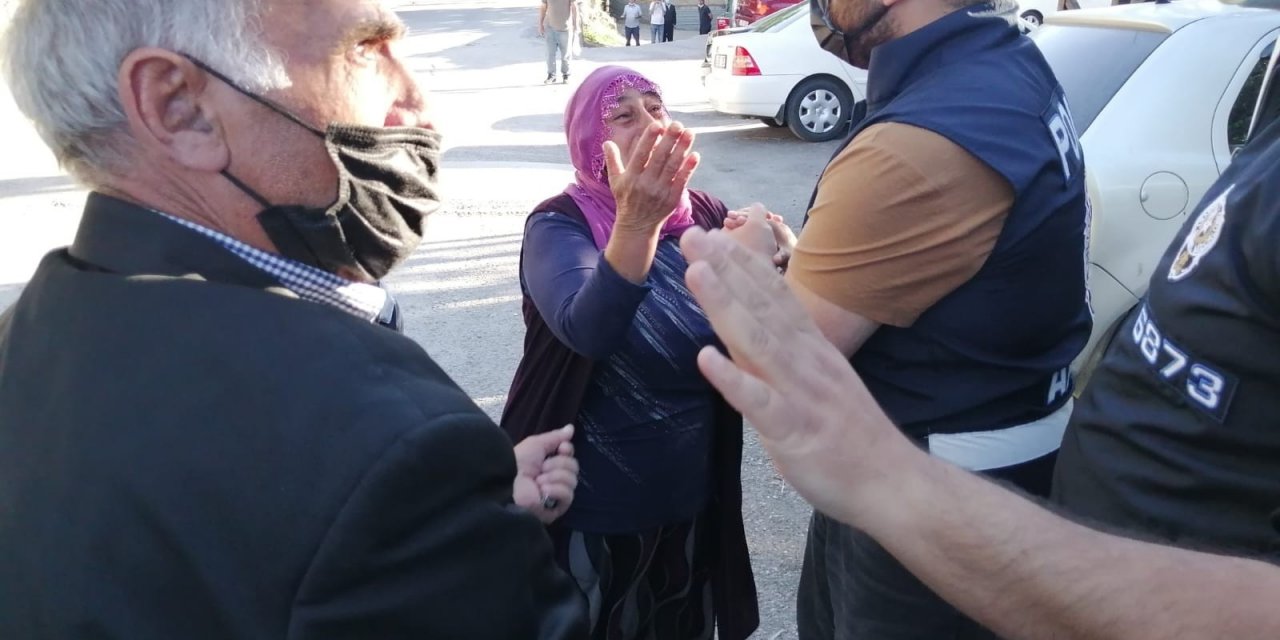Narkotik suçundan gözaltına alınan şüphelilerin aileleri polise saldırdı