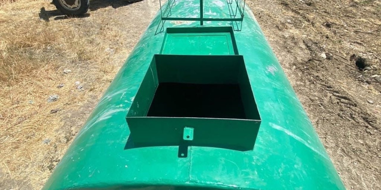 Su tankerinde 18 kilo 228 gram esrar ele geçirildi