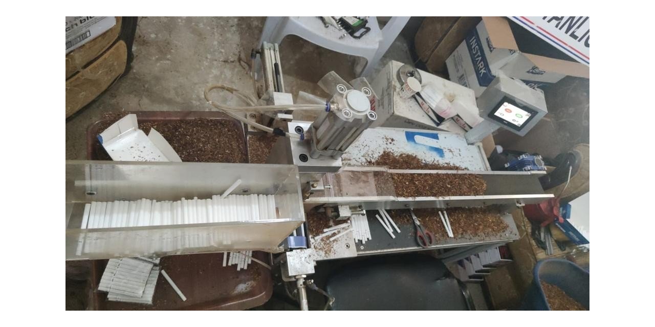 Çankırı’da kaçak tütün operasyonu, 5 kişi sigara imal ederken yakalandı