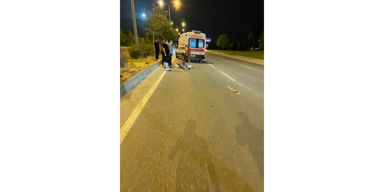 Çevre yolundaki trafik kazasında 1 kişi ağır yaralandı