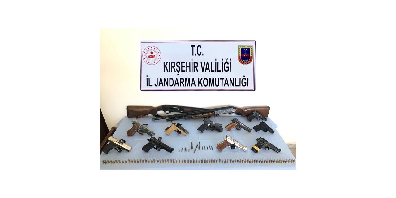 Kırşehir’de silah ve mühimmat kaçakçılığı operasyonu: 3 gözaltı
