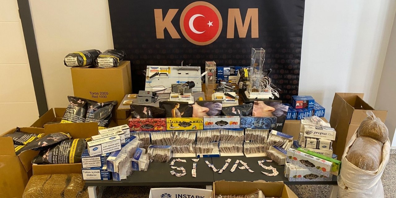 Piyasa değeri 600 bin lira, eş zamanlı operasyonlarla ele geçirildi