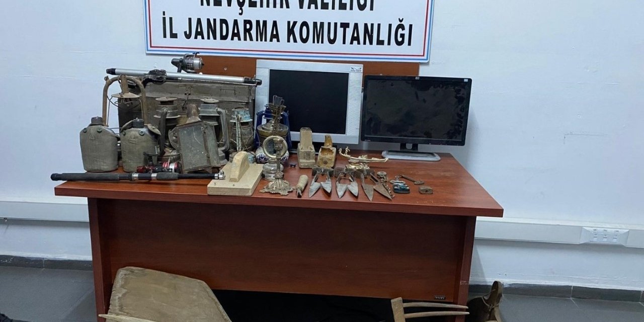 Nevşehir’de antika hırsızları yakalandı