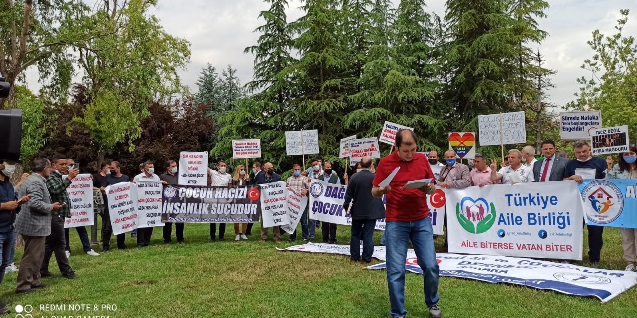 Nafaka mağdurları Ankara’da