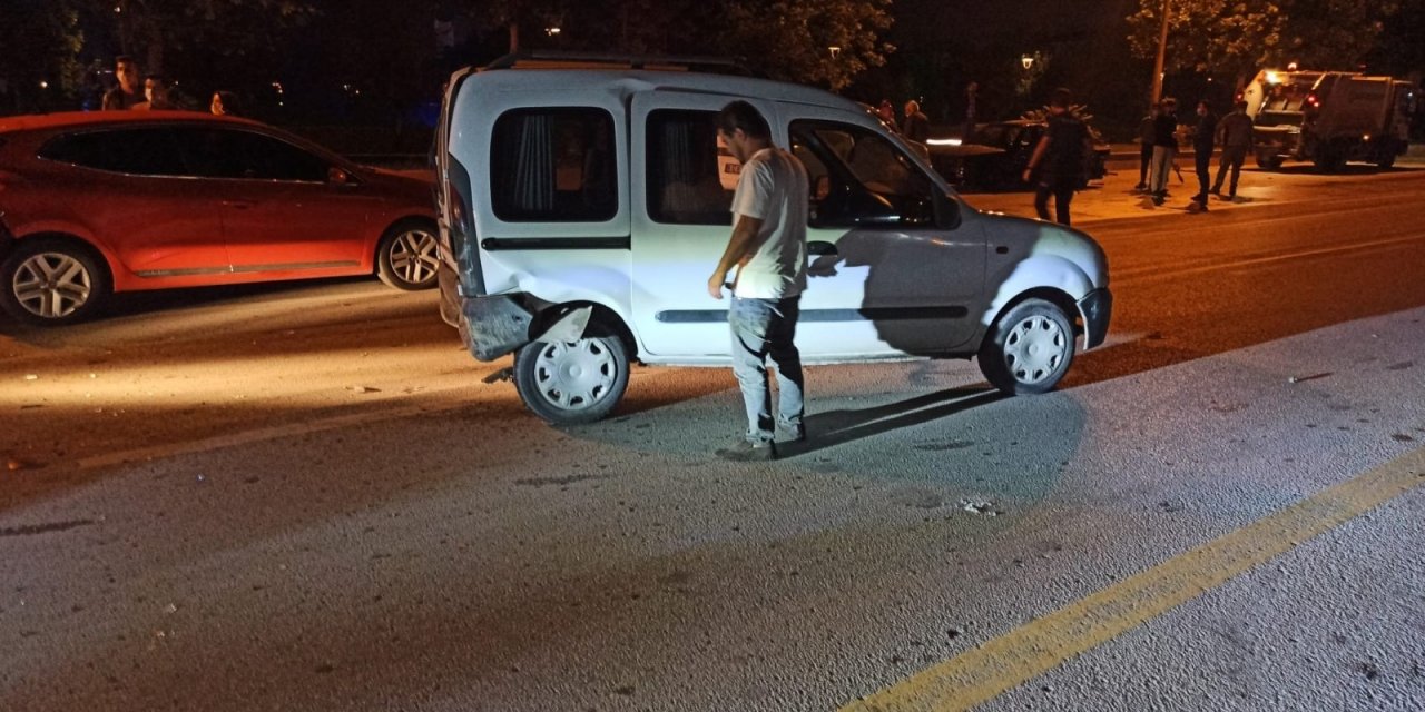 Ankara’da kaza, kazayı getirdi: 1 yaralı