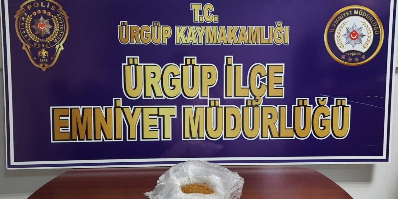 Ürgüp’te 51 gram bonzai ele geçirildi