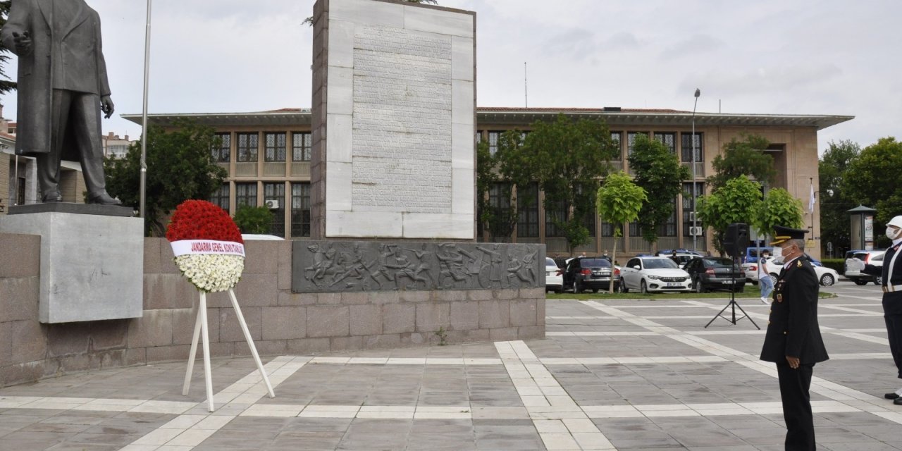 Jandarmanın 182. kuruluş yıldönümü törenle kutlandı