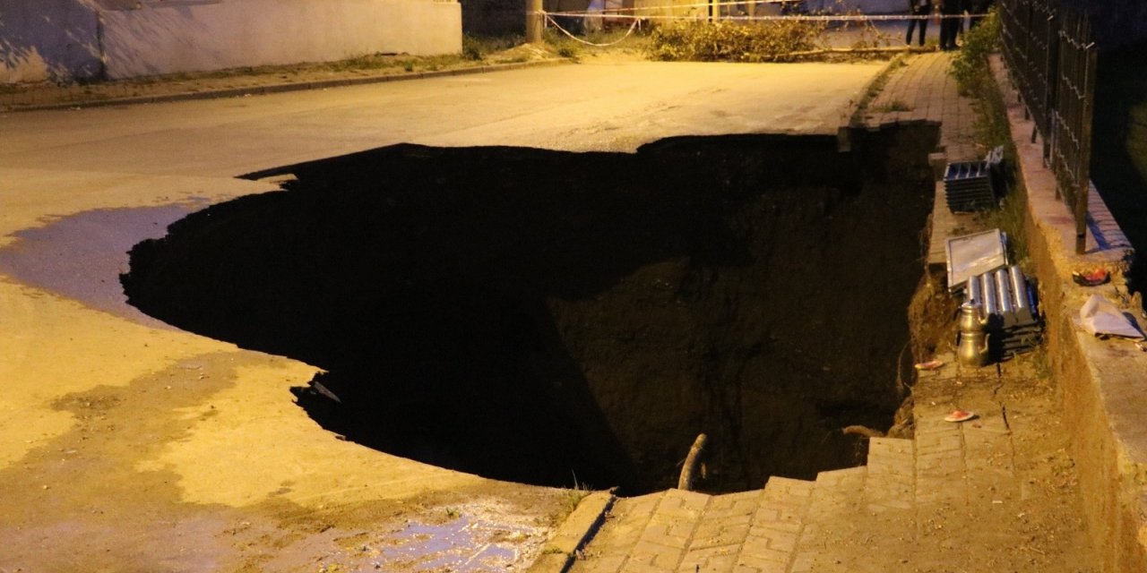 Çalışma sırasında oluşan göçük olası bir afeti önledi