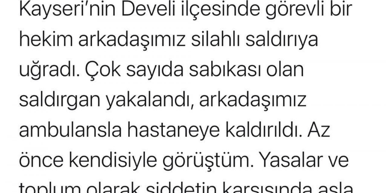 Bakan Koca saldırıya uğrayan doktorla görüştü