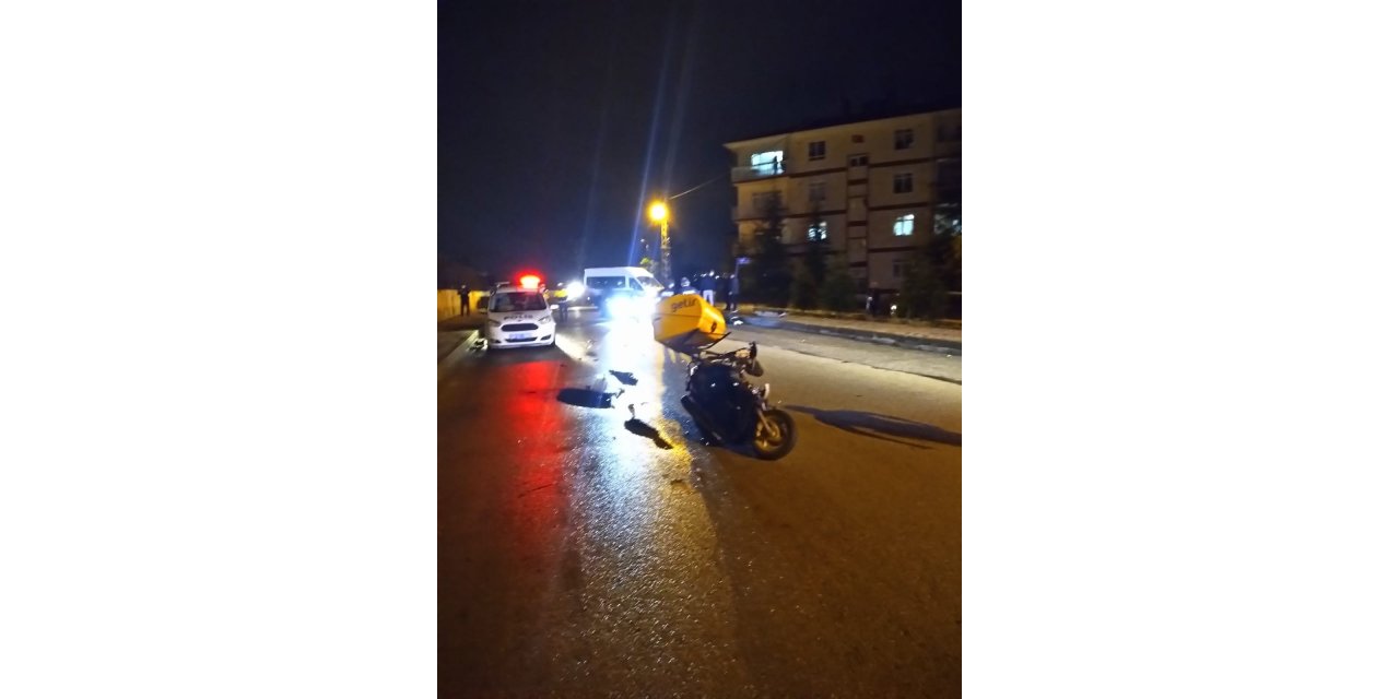 Ankara’da otomobil ile motosiklet çarpıştı: 1 ağır yaralı