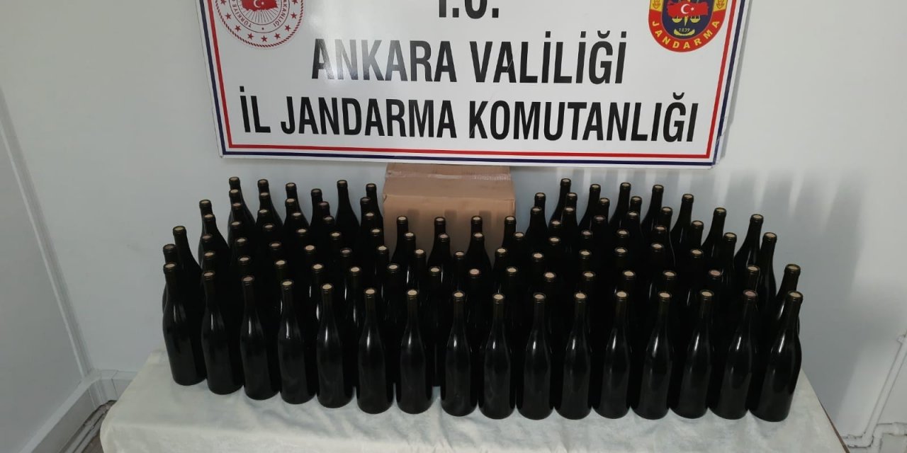 Kontrol noktasında durdurulan otomobilde kaçak alkol ele geçirildi