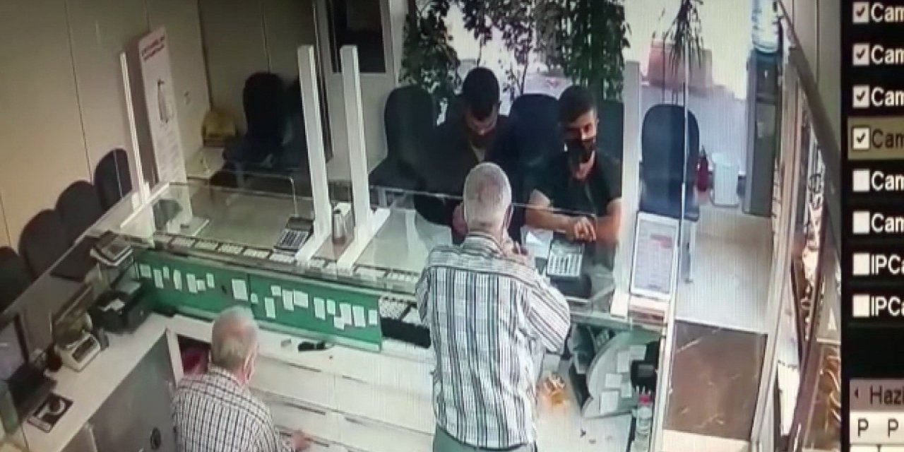 Yozgat’ta kuyumcu soygunu güvenlik kamerasına yansıdı