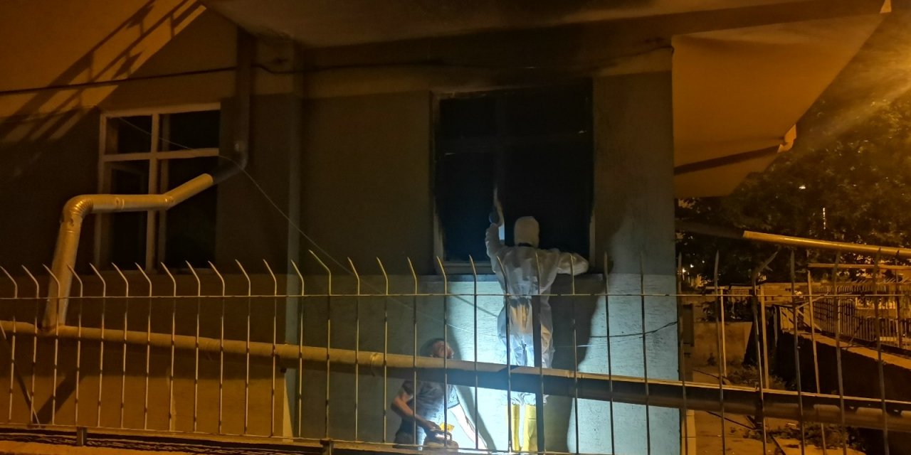 İkamette çıkan yangın söndürüldü