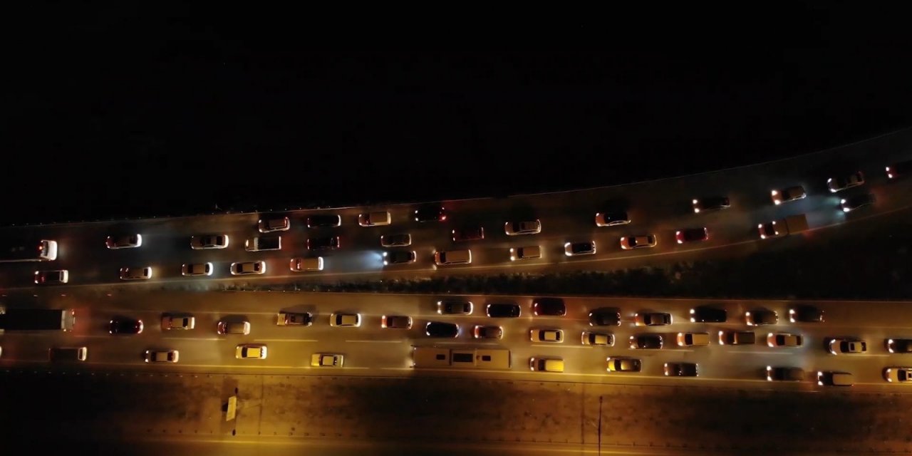 43 ilin geçiş güzergahından 9 günlük bayram tatilinde 2 milyon araç geçti