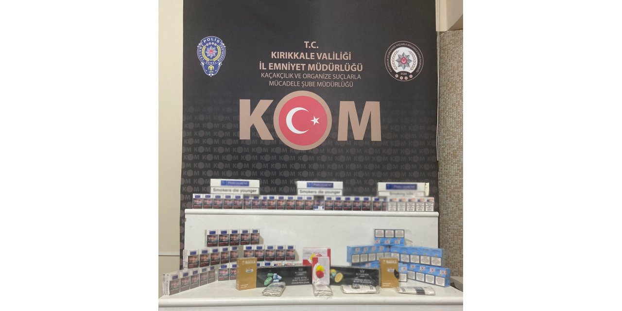 Kırıkkale’de kaçak tütün operasyonu