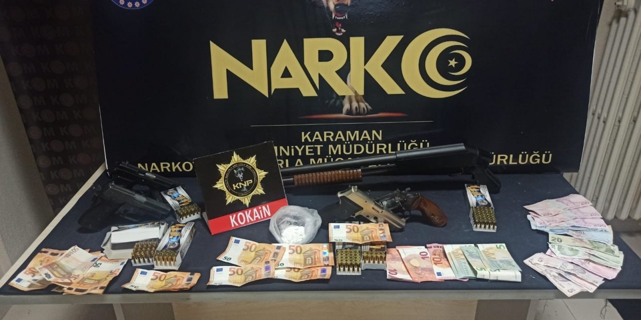Karaman’da kokain ile yakalanan 2 kişiye adli kontrol şartı