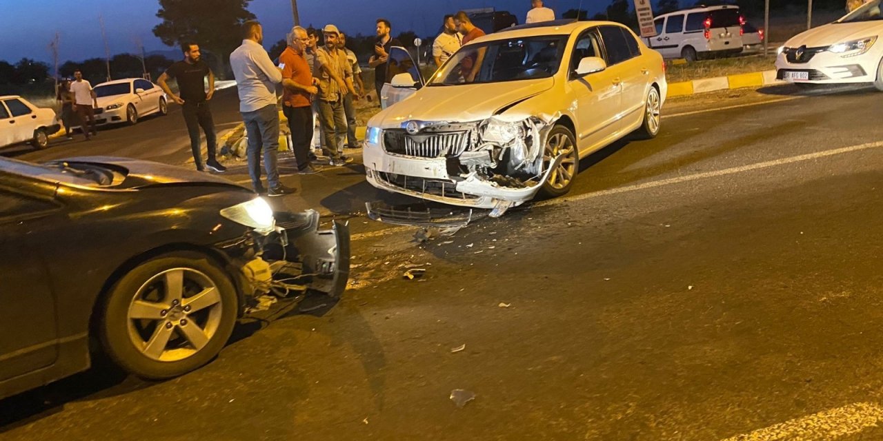 Nevşehir’de iki araç çarpıştı: 1 yaralı