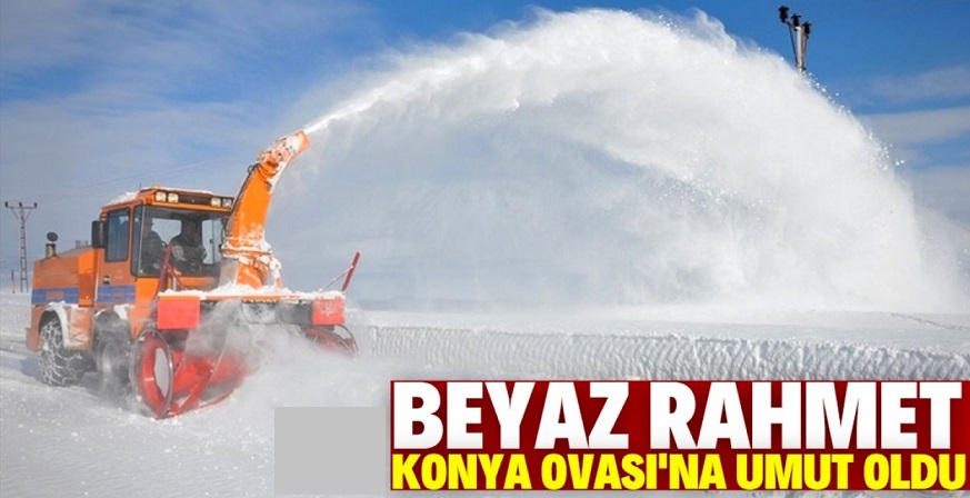 Beyaz rahmet çiftçinin umudu oldu