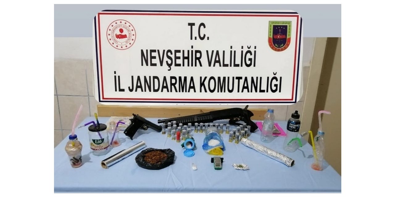 Nevşehir’de uyuşturucu operasyonu; 5 gözaltı