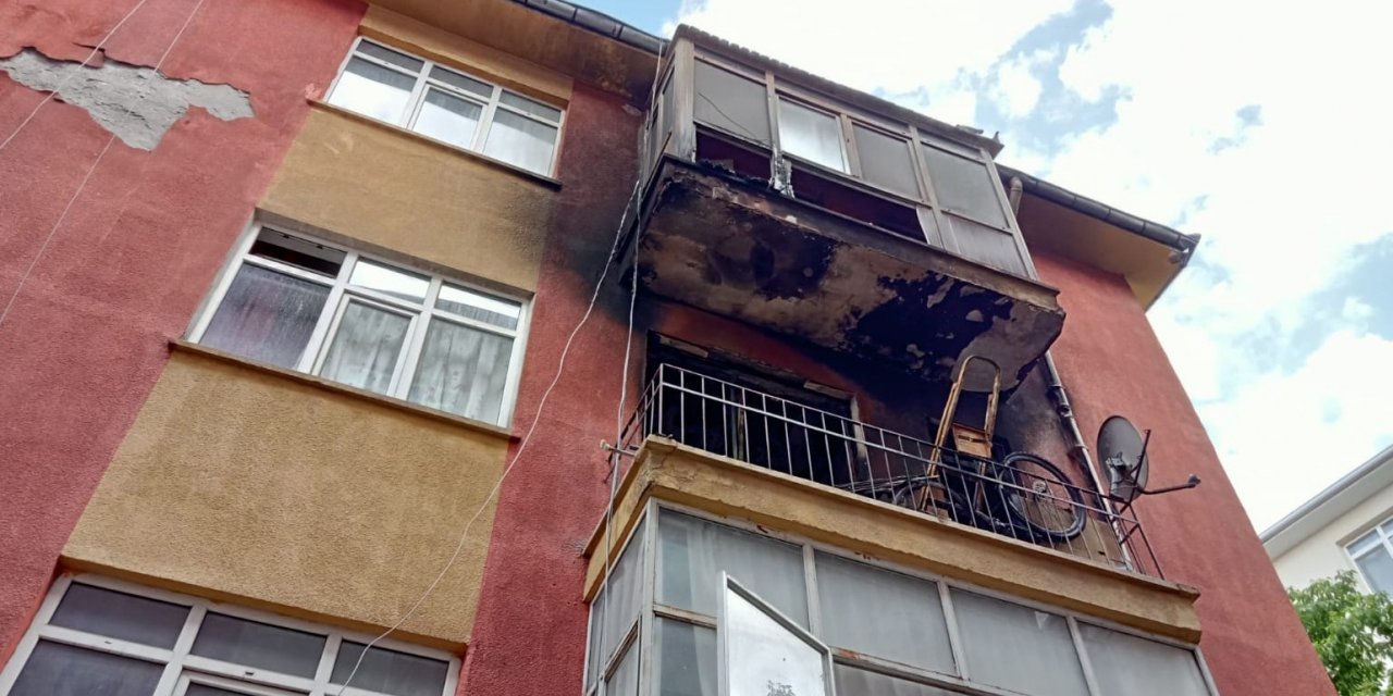 Ankara’da korkutan yangın, 1 kişi hastaneye kaldırıldı