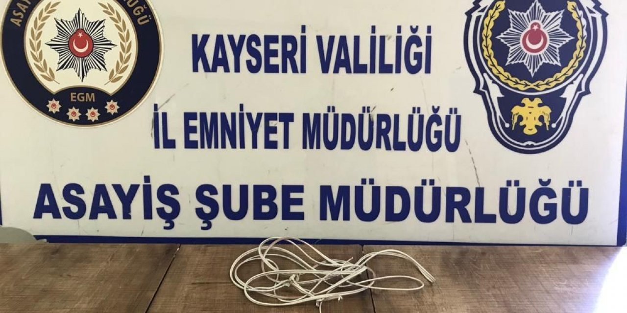 Kabloyu sökerek çaldı