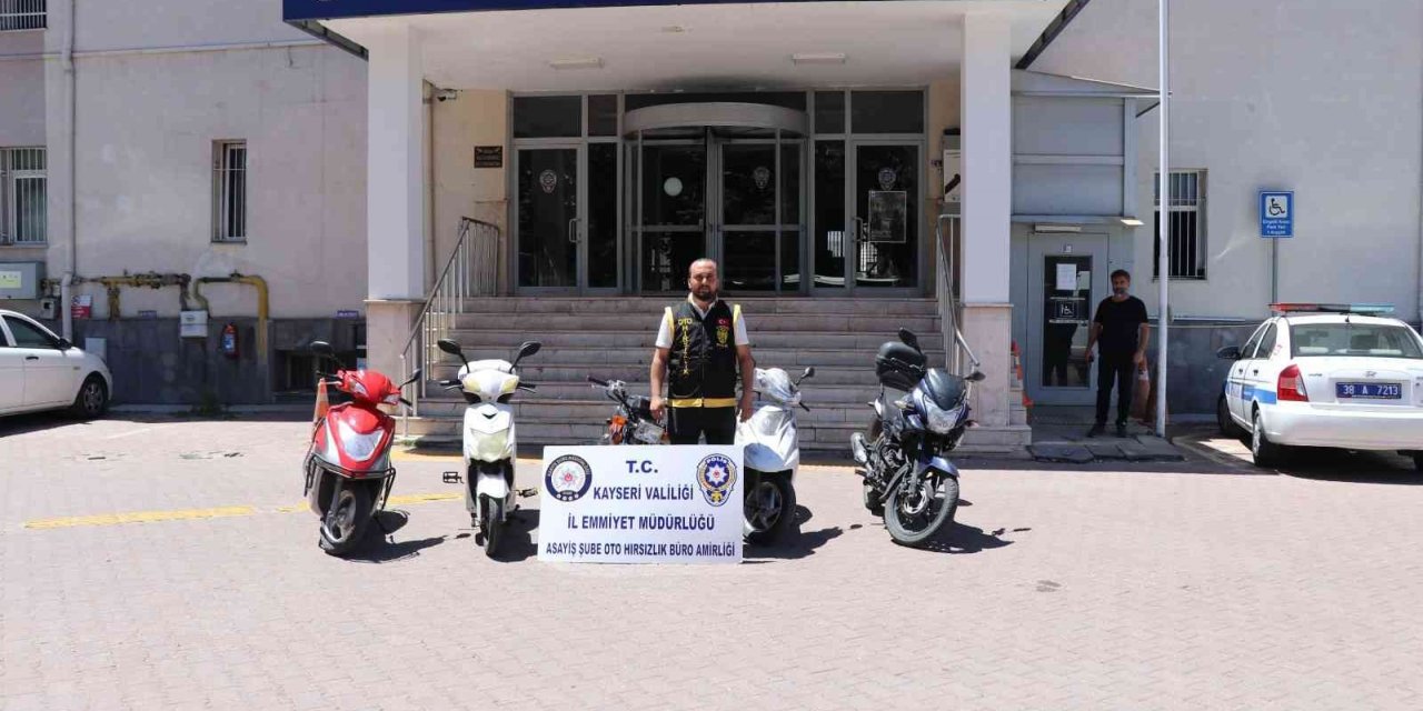 Kuryelere ait 10 motosikleti çalan 3 hırsız yakalandı
