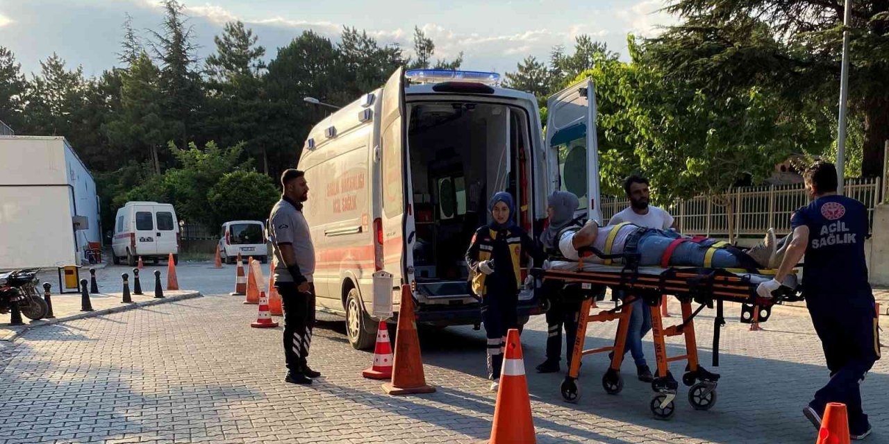 Konya’da motosiklet ile otomobil çarpıştı: 1 yaralı