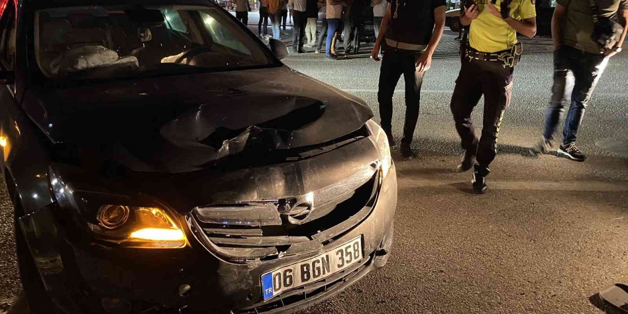 Konya’da minibüs ile otomobil çarpıştı: 1 yaralı