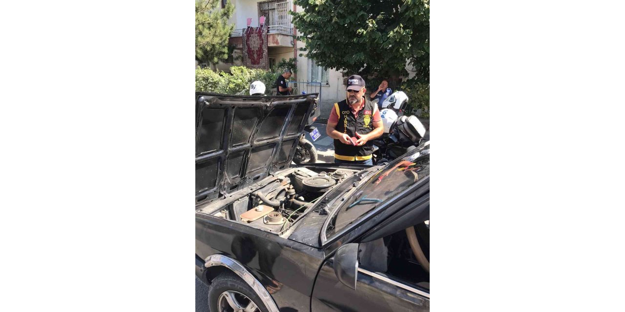 Motosiklet ve Tofaş marka araçlar denetlendi