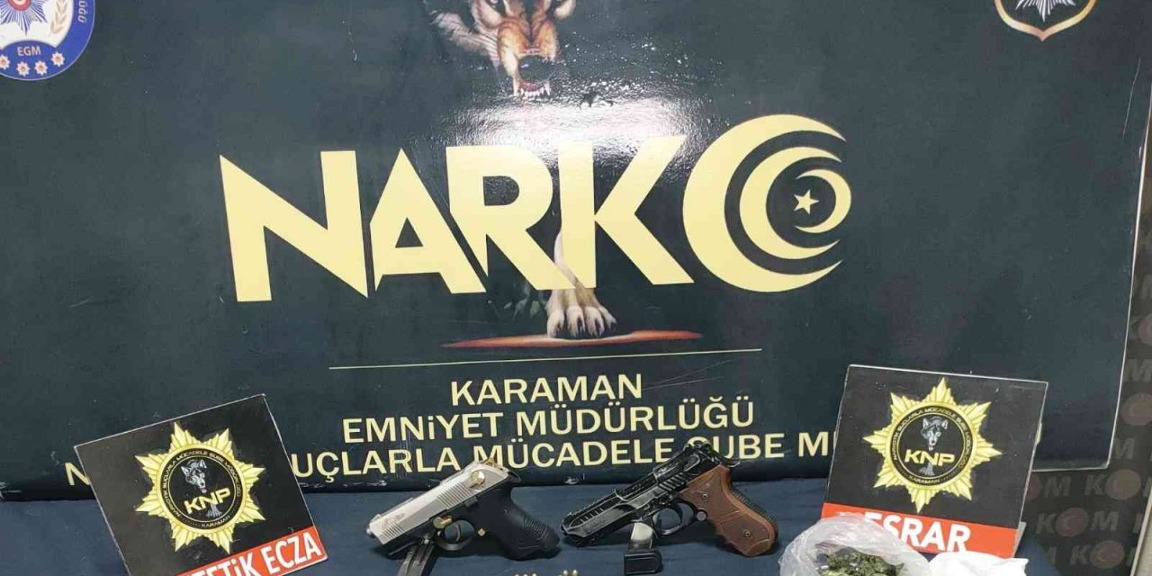 Karaman’da uyuşturucudan gözaltına alınan 5 kişi tutuklandı
