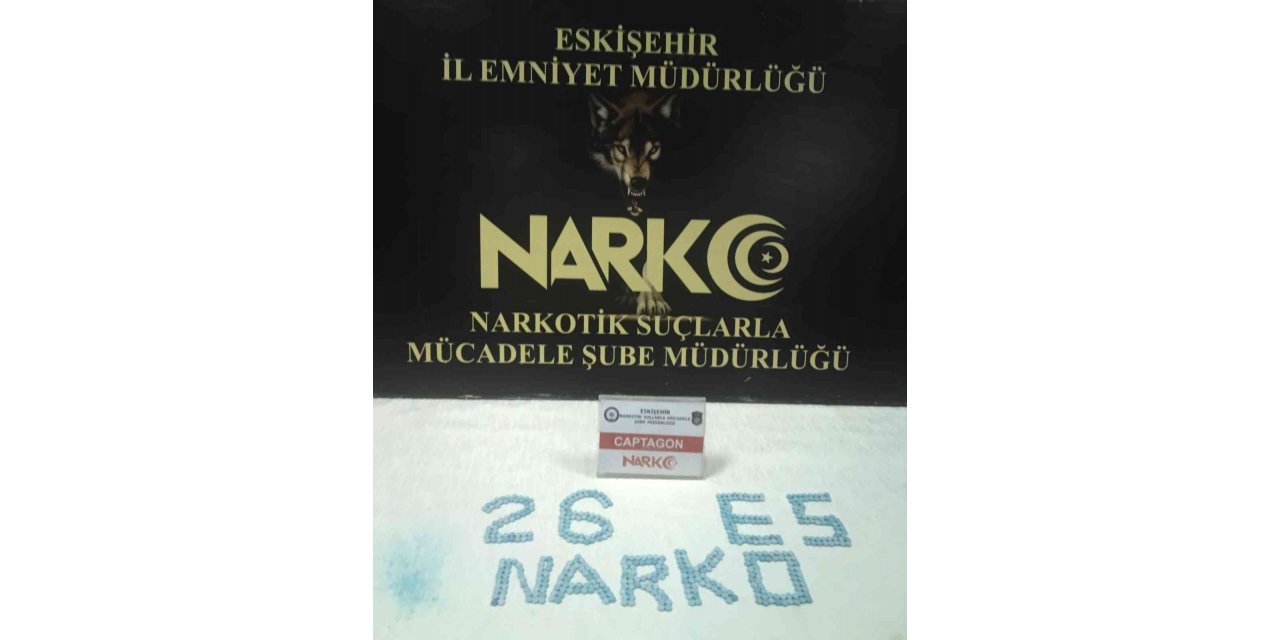 Eskişehir’de 500 adet uyuşturucu hap ele geçirildi