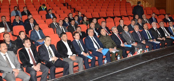 Aksaray’da acil müdahale planının masa başı tatbikatı yapıldı