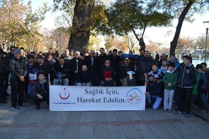 Konya’da sağlık yürüyüşü gerçekleştirildi