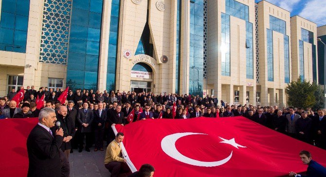 Konya Adliyesi çalışanlarından terör saldırısına tepki